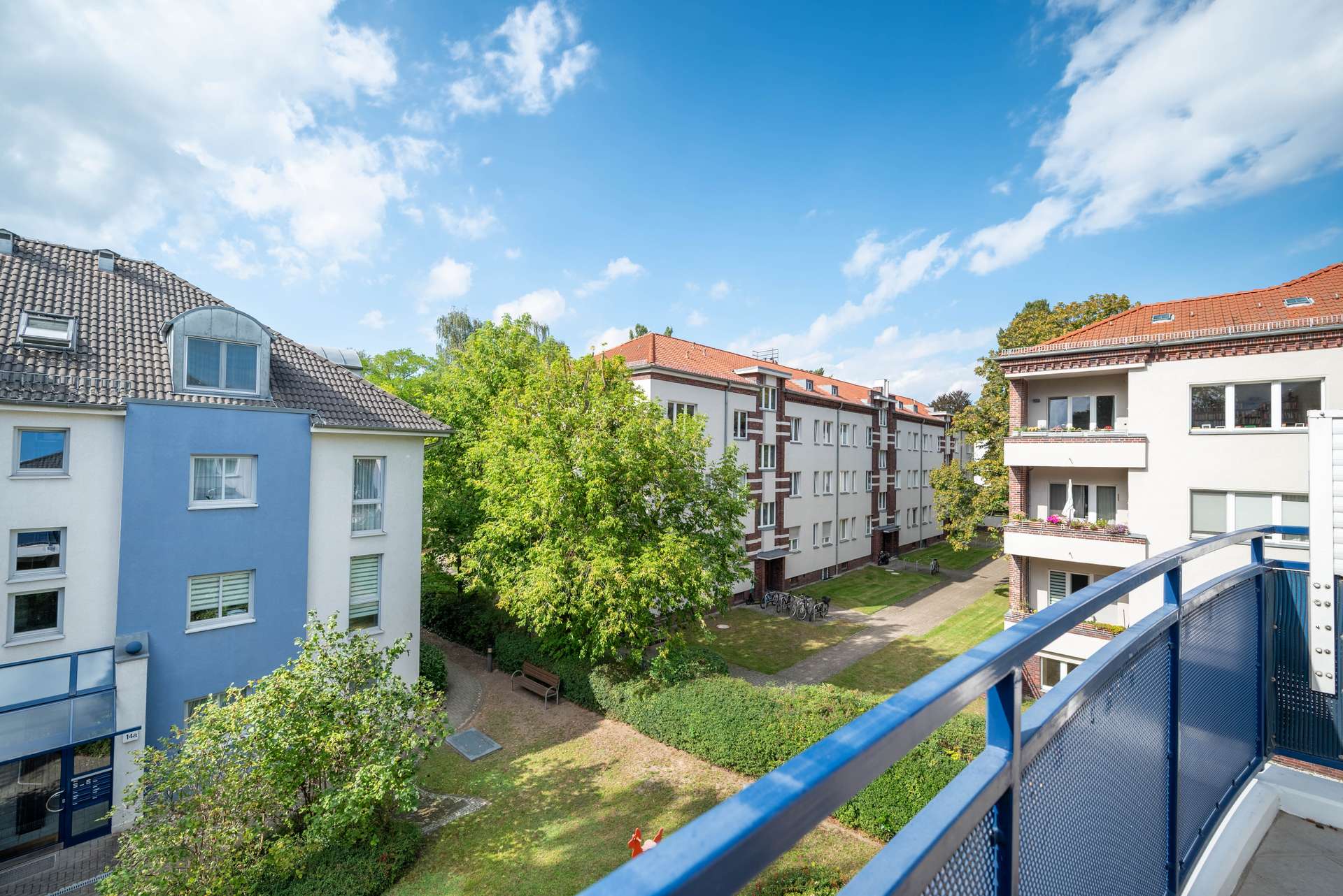 Ausblick Balkon
