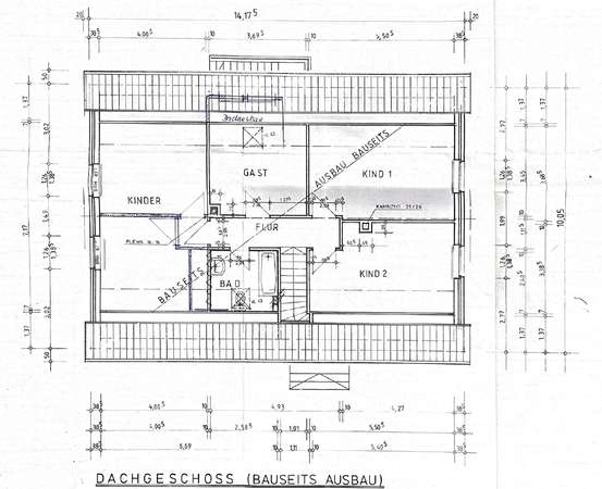 Grundriss Dachgeschoss