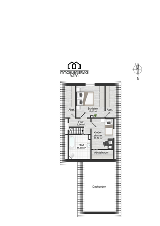 Grundriss Obergeschoss