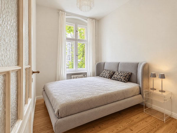 Möblierte 2-Zimmer-Altbauwohnung mit großem Balkon nahe TU Berlin, Foto 5