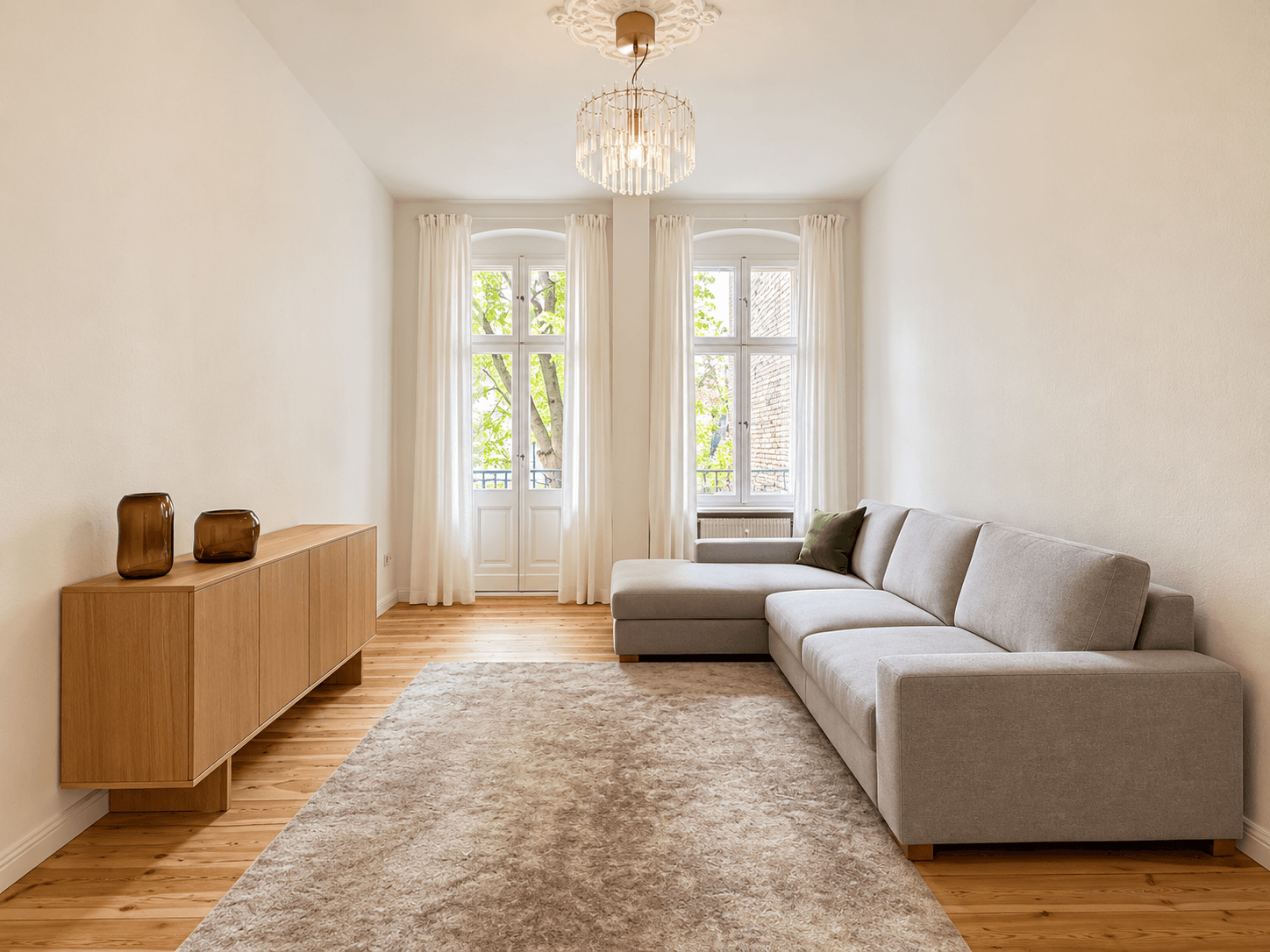 Möblierte 2-Zimmer-Altbauwohnung mit großem Balkon nahe TU Berlin