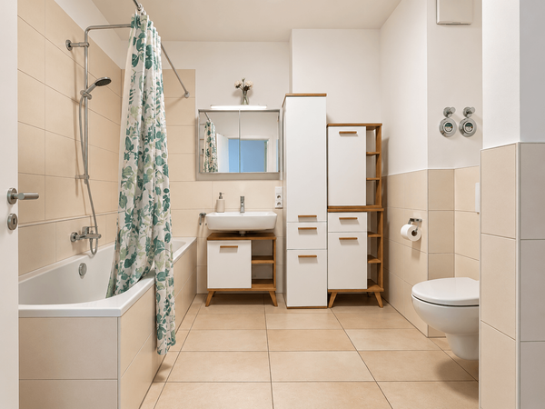 Moderne 3-Zimmer-Neubauwohnung mit Balkon, 2 Bädern & Tiefgarage, Foto 5