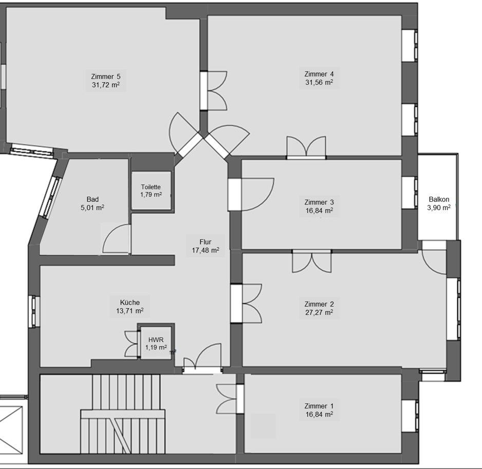 Großzügige Büro- oder Praxisfläche nahe Ku’damm – 169 m² mit Aufzug