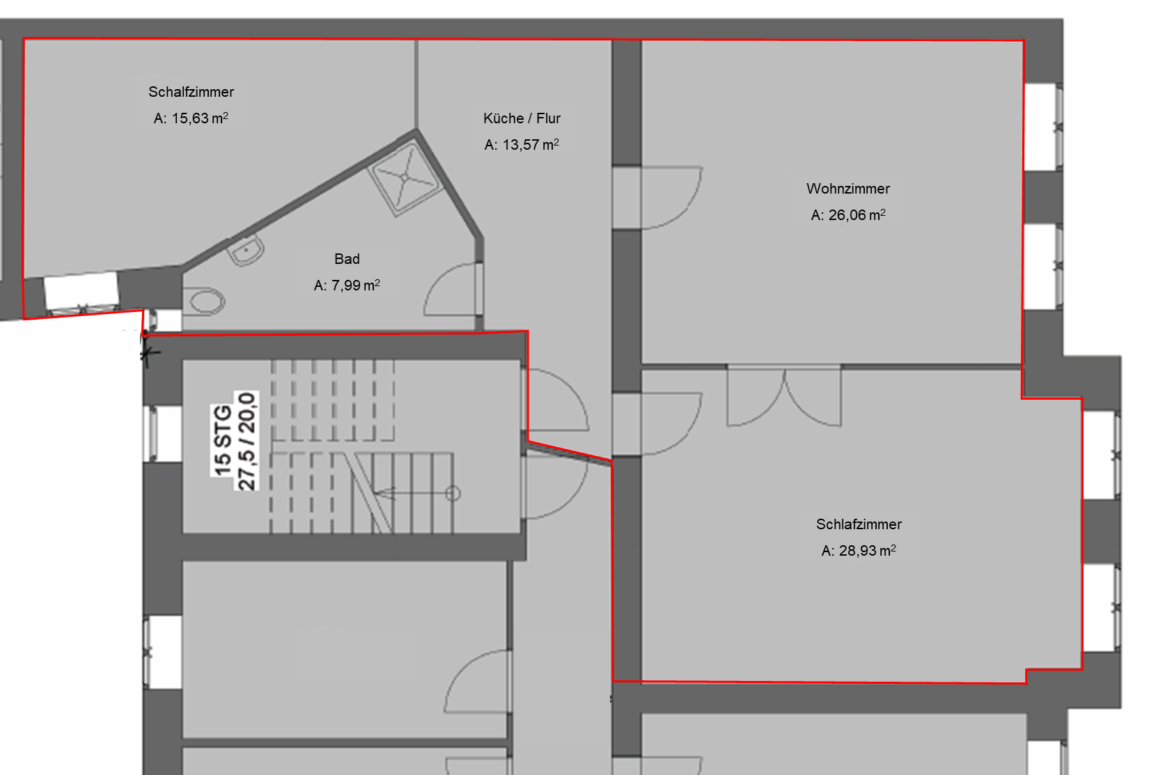 3-Zimmer-Hochparterrewohnung mit Einbauküche & Gemeinschaftsgarten in Berlin-Pankow