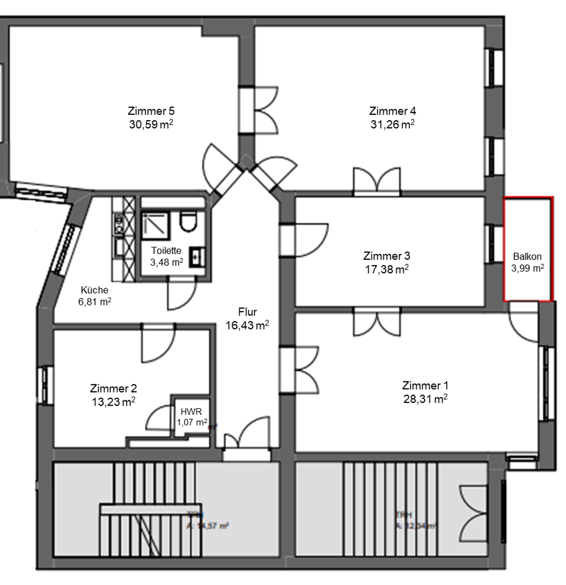 Repräsentative Gewerbefläche am Ku’damm – 153 m², 5 Räume, modernisiert 2025