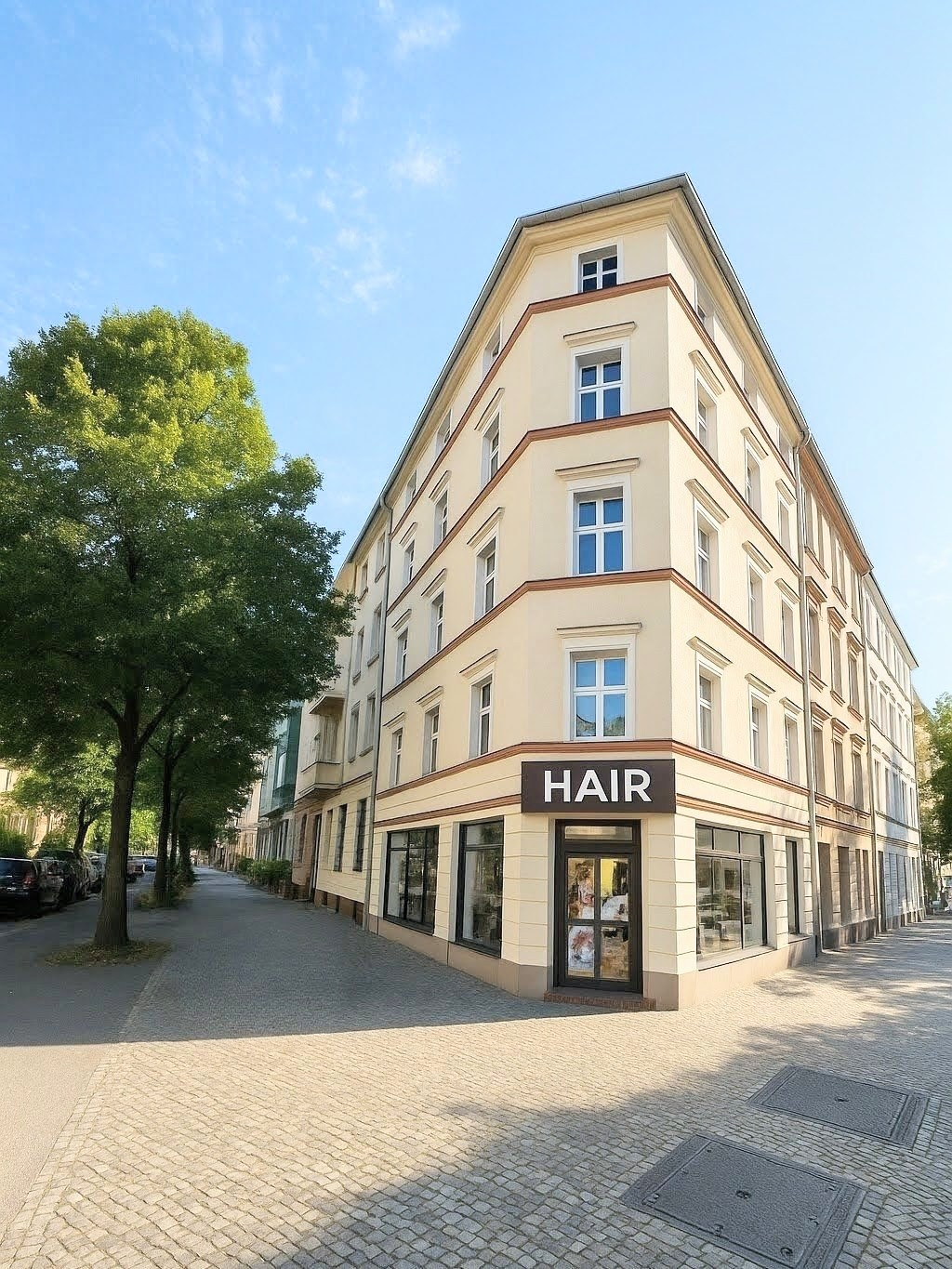 Top-Lage in Berlin-Tegel: 323 m² Eckfläche mit Rundum-Schaufenstern an der Berliner Straße