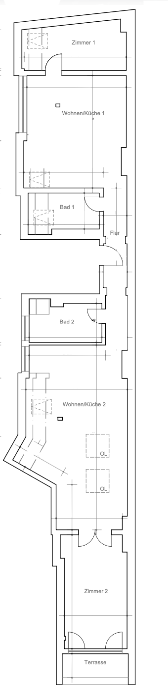 Drei-Zimmer-Penthousewohnung - SF DG