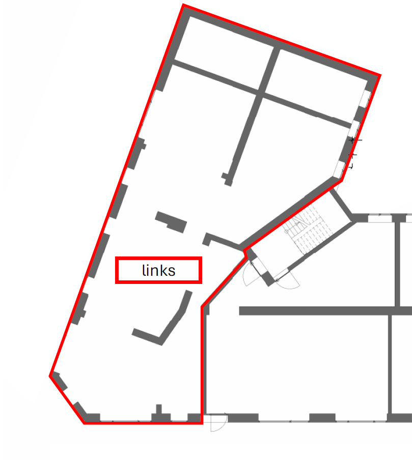 Top-Lage in Berlin-Tegel: 323 m² Eckfläche mit Rundum-Schaufenstern an der Berliner Straße