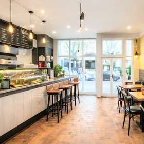 Gastrofläche in Charlottenburg: 80 m² EG + 75 m² UG | 10 m Schaufenster | Ausbau-Zuschuss