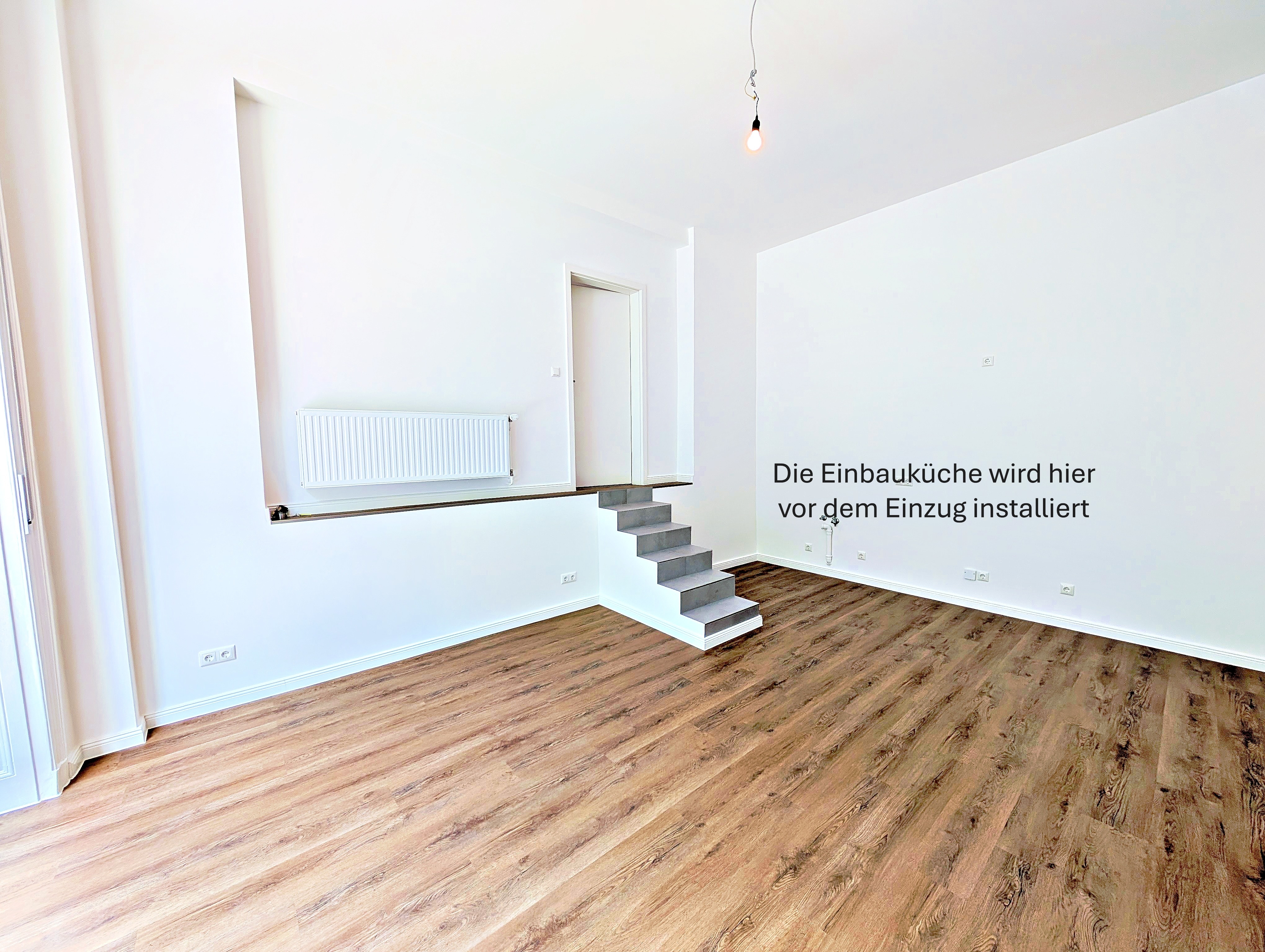Frisch sanierte 1,5-Zimmer-Erdgeschoss Maisonette in Berlin-Moabit mit neuer Einbauküche