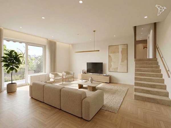 ÜBER DEN DÄCHERN AM KURPARK 🏛️🌿 Stilvolles Penthouse mit Ausblick & Rundumterrasse in Wiesbaden!