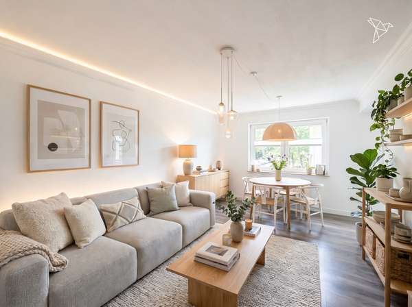 STADTLEBEN TRIFFT WOHNKOMFORT 🌿 2,5 Zimmer Wohnung mit Balkon & Einbauküche in Frankfurt Eckenheim!