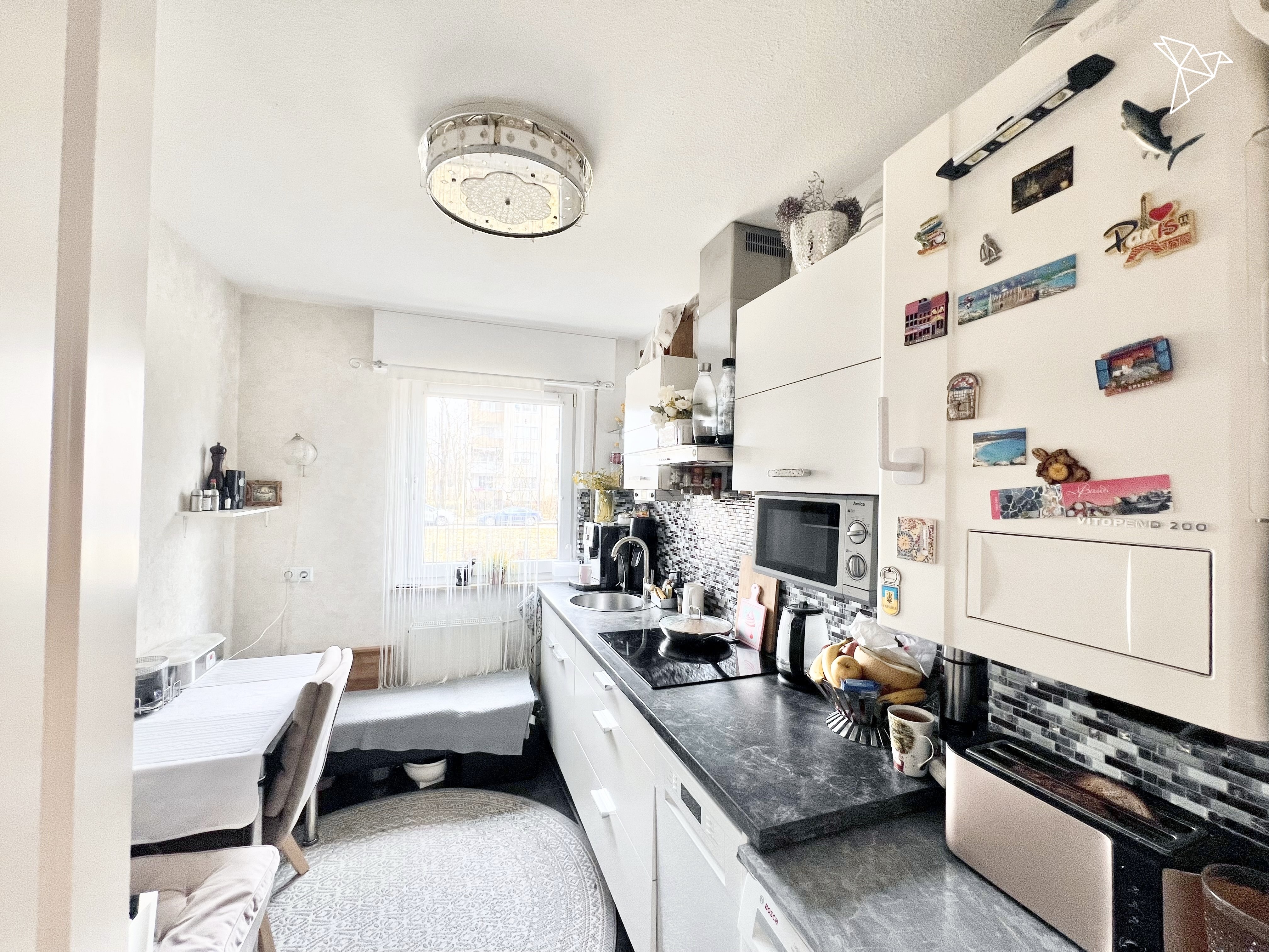 FRANKFURT RUFT 🏙️ Charmante 3-Zimmer-Wohnung mit Balkon & eigenem Garten!