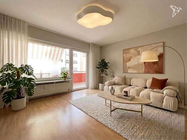 NEU ☀️☀️☀️ Helle 2-Zimmer-Wohnung mit Balkon und Garten in Hanau!