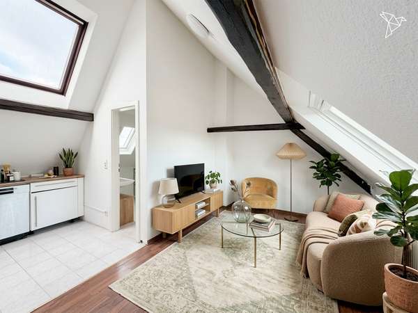 DAHEIM IST ES AM SCHÖNSTEN ☀️ Helle Dachgeschosswohnung mit Einbauküche in Obertshausen!