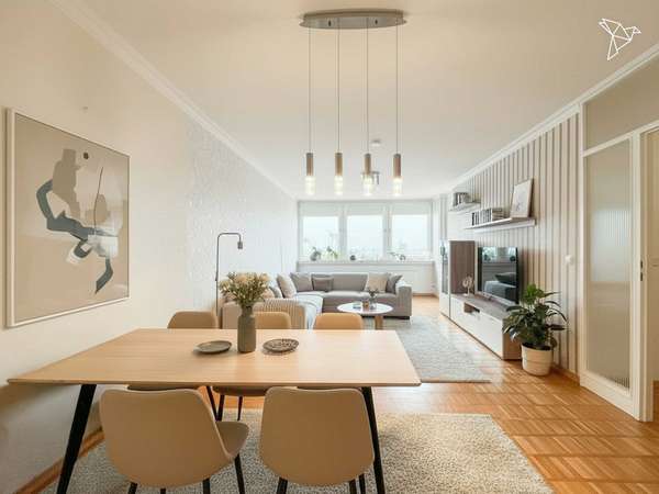 WER SAGT, FRANKFURT IST ZU TEUER? 🌇 Helle 90 m² Wohnung mit großem Balkon zum fairen Preis!