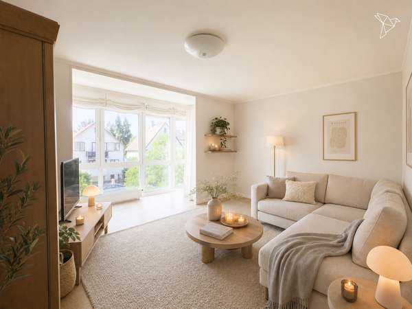 WOHNEN MIT LICHTGARANTIE ✨ Gut geschnittene 3-Zimmer-Wohnung mit Gartennutzung in Darmstadt!
