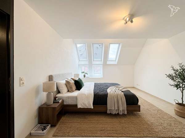 MODERNES WOHNEN MIT FLAIR ✨🏡 Modernisierte 3-Zimmer-Dachwohnung in Darmstadt!