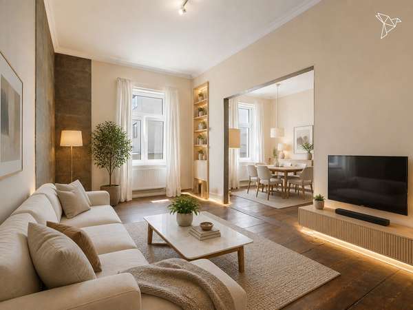 FRANKFURTS LIEBLINGSVIERTEL 🩵 Helle 3-Zimmer-Altbauwohnung mit 3,20m hohen Decken in Sachsenhausen!