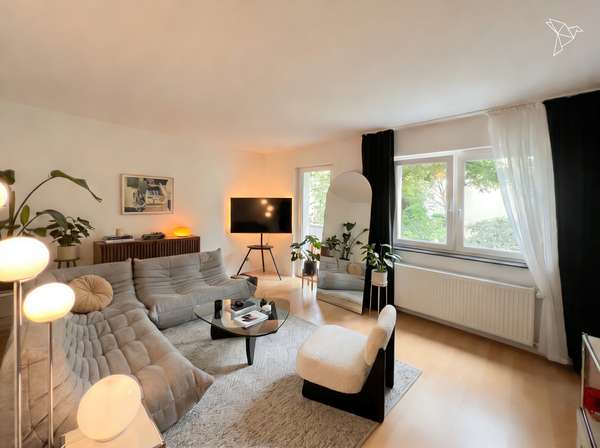 SANIERT & HOCHWERTIG 🏡 Attraktive 3 Zimmer Wohnung mit Balkon und Garten im Frankfurter Westend!