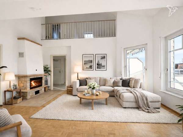 10 MINUTEN ZUR INNENSTADT 🤩 Helle Maisonette mit Kamin und Balkon in Frankfurt-Nied!