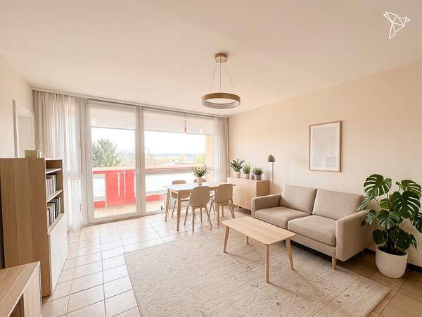 GESTALTEN UND WOHLFÜHLEN 🌟 3-Zimmer Wohnung mit Balkon und Weitblick in Frankfurt-Preungesheim!