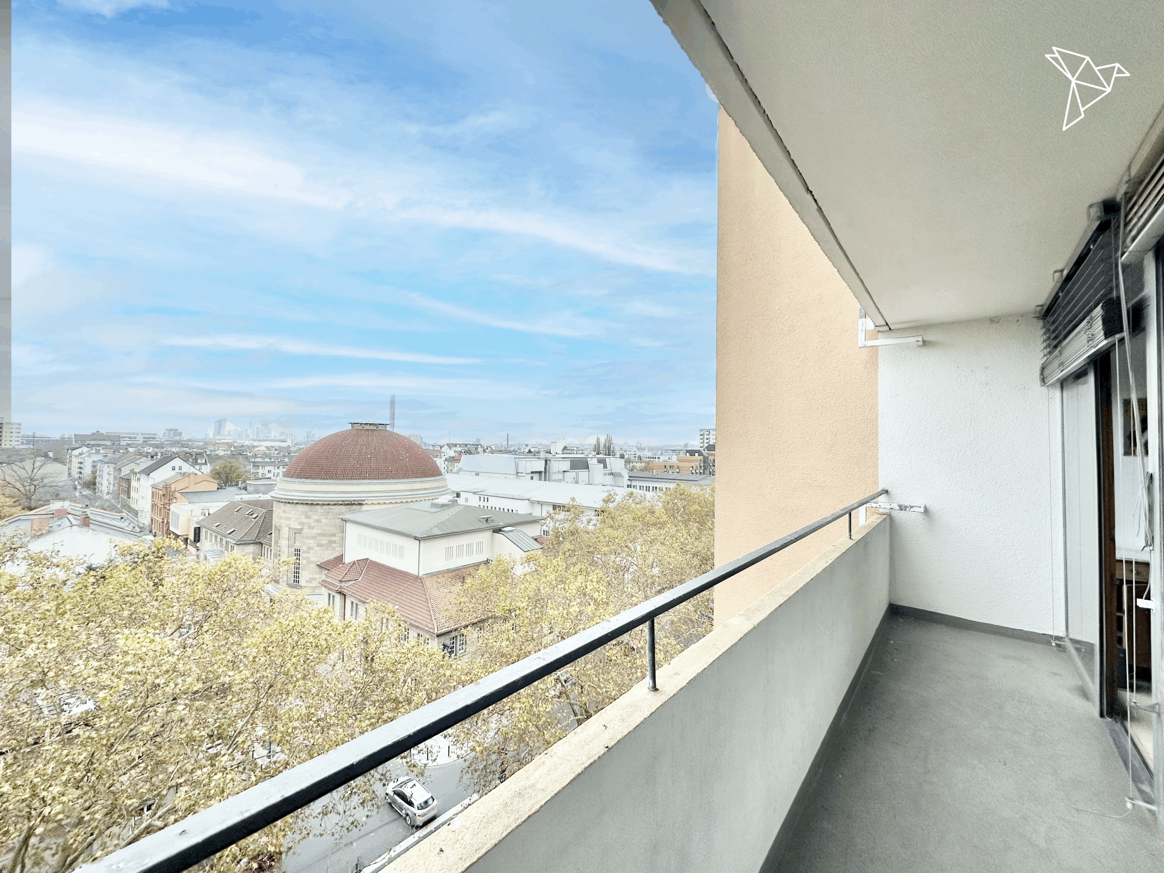 SKYLINE-BLICK INKLUSIVE 🤩 Gepflegte 3-Zimmer-Wohnung in gefragter Lage von Offenbach am Main!