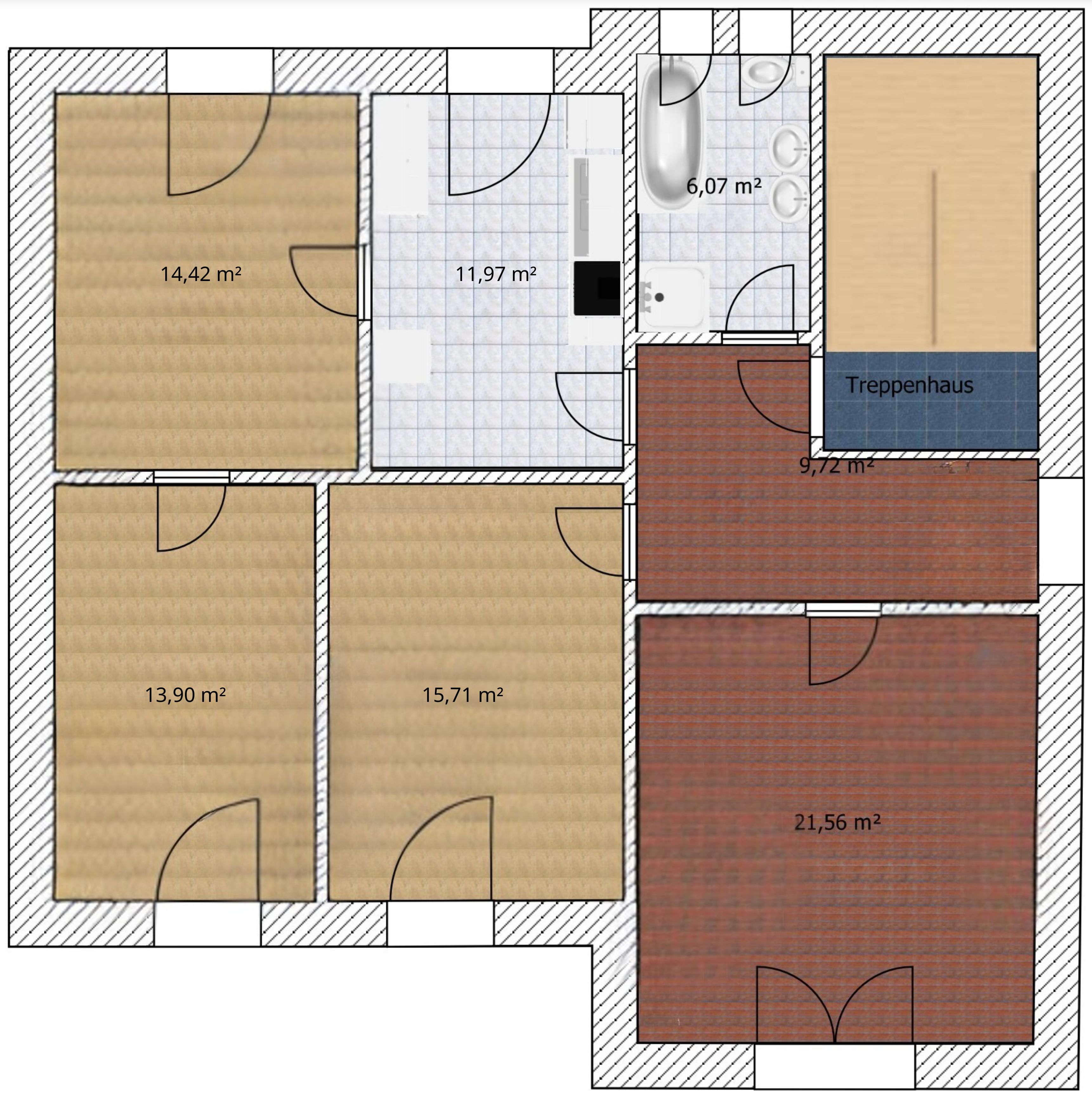 EIN ZUHAUSE MIT GESCHICHTE 🏛️ Modernisierte 4-Zimmer-Wohnung in zentraler Lage von Friedrichsdorf!