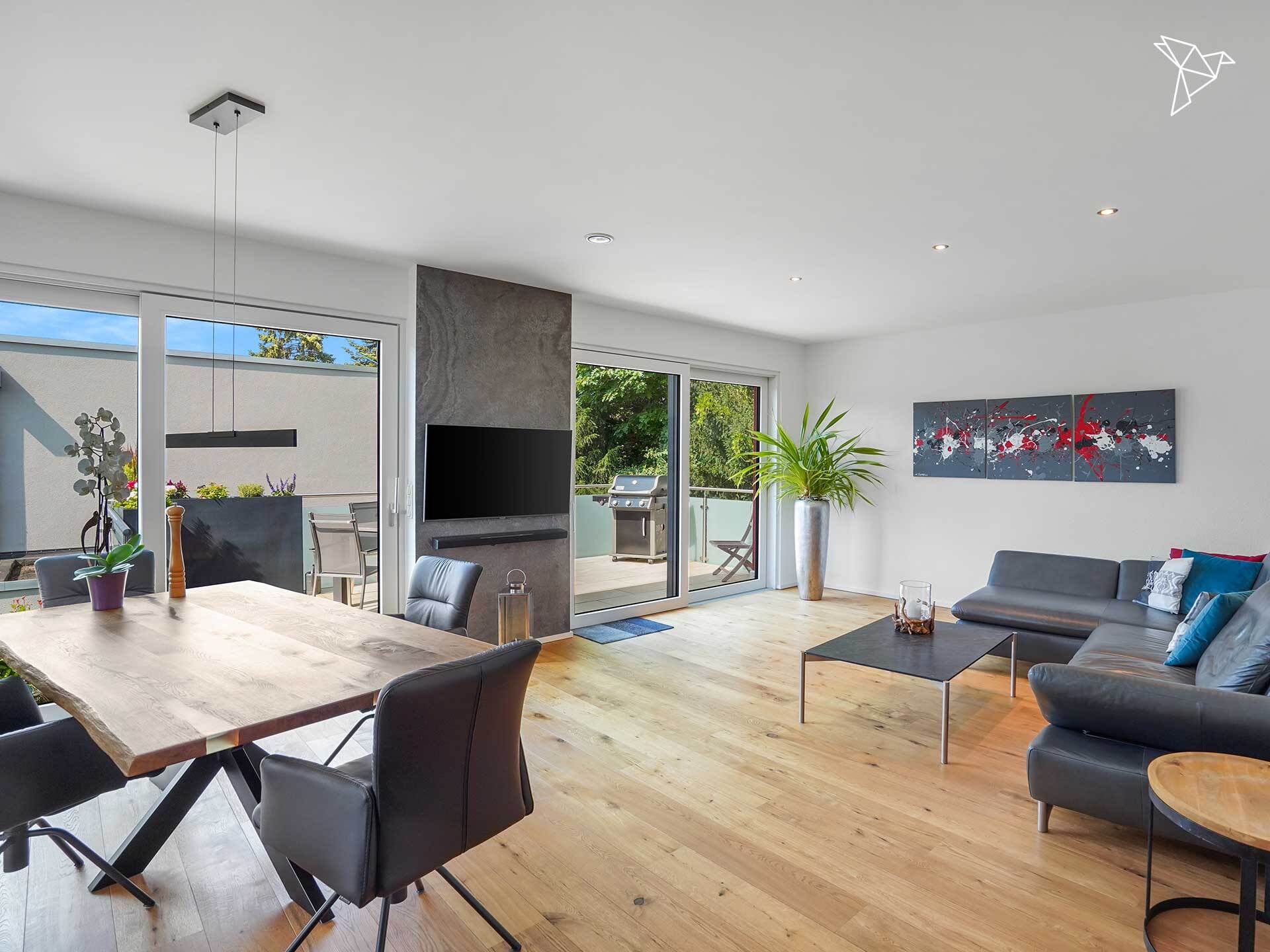 WOHNEN OHNE KOMPROMISSE 🌟 Modernes Einfamilienhaus mit Sauna und Garten in Hattersheim!