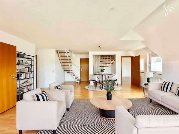 RUHE UND CITYFLAIR IN EINEM 🌿 Gepflegte 5 Zimmer-Maisonette in Römerberg!