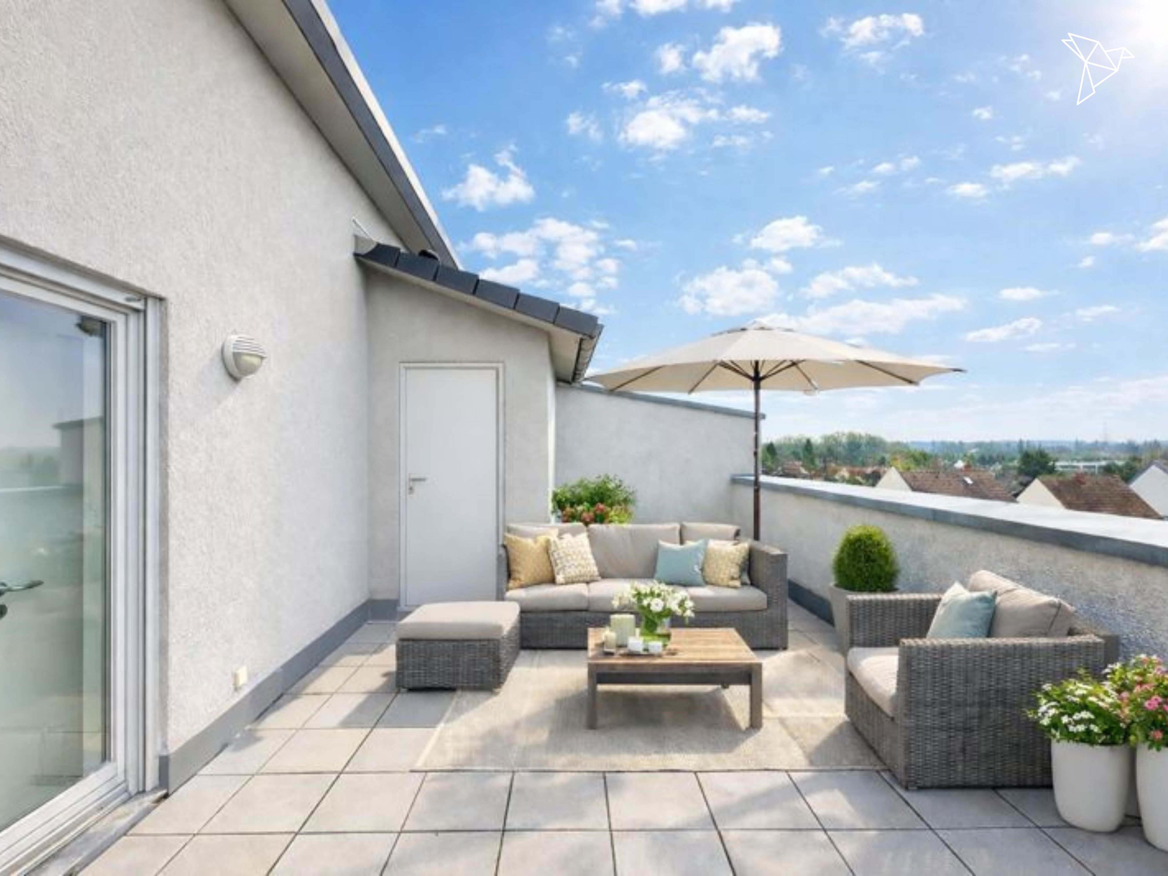 MAISONETTE MIT DACHTERRASSE 🤩 Moderne 3-Zimmer-Wohnung in Mainz-Laubenheim!