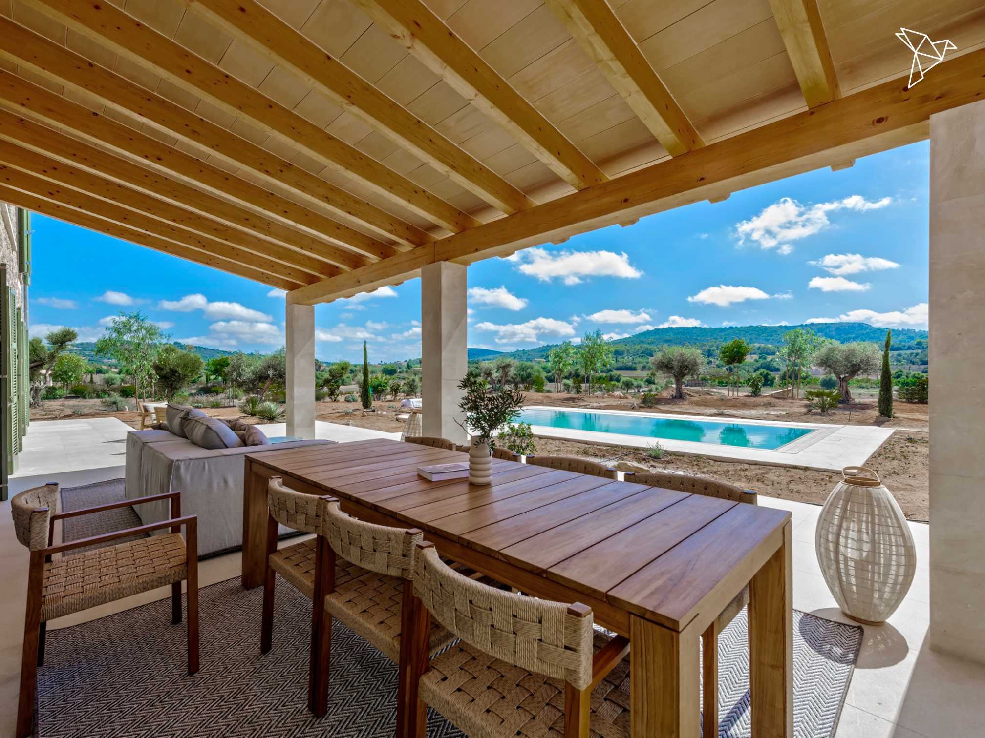 MEDITERANER CHARME 🌅 Traumhafte Neubaufinca mit 6 Zimmern und Pool in Felanitx Mallorca!