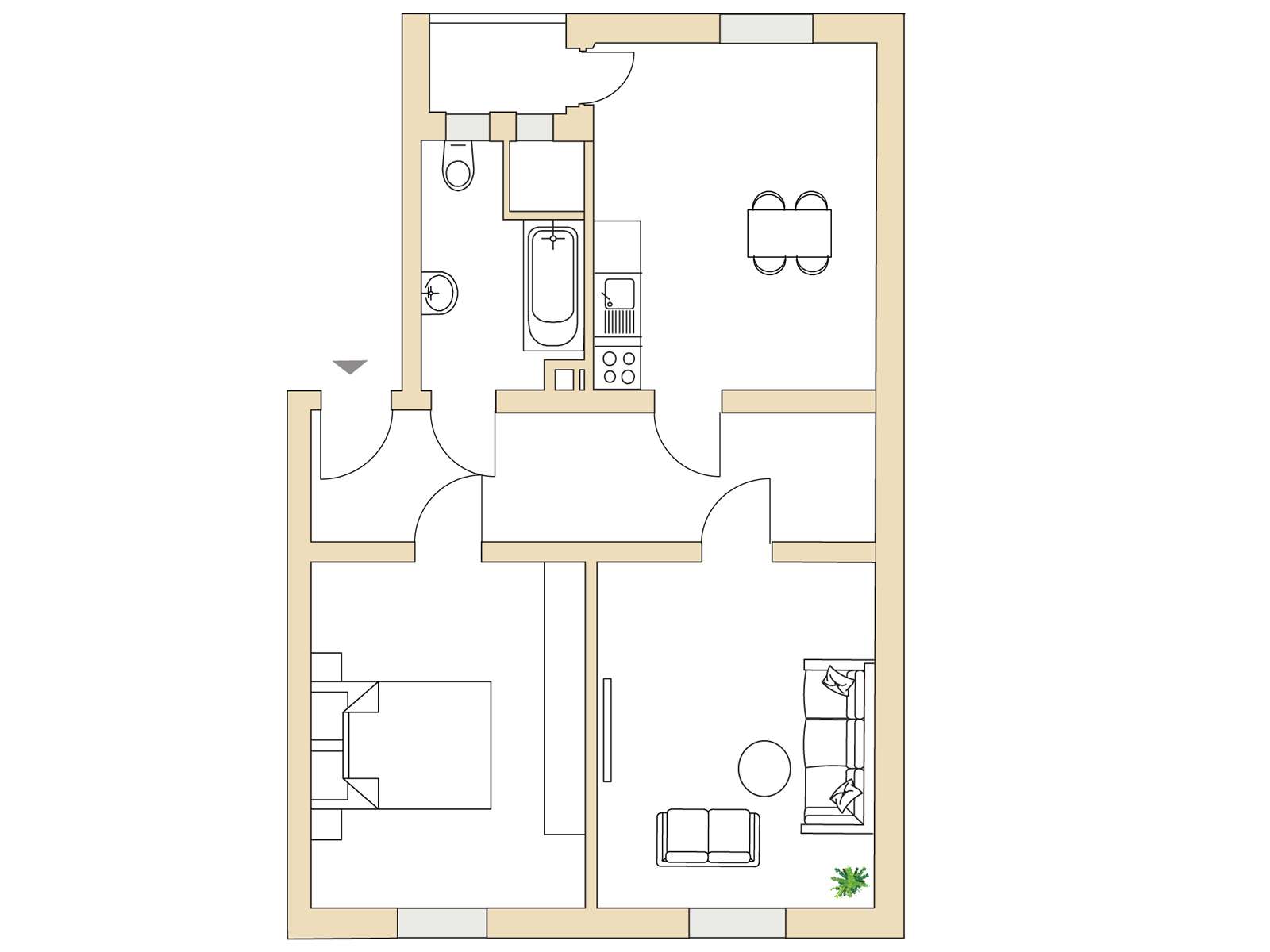 Grundriss 3_Beethovenstraße 10 | Beethovenstraße