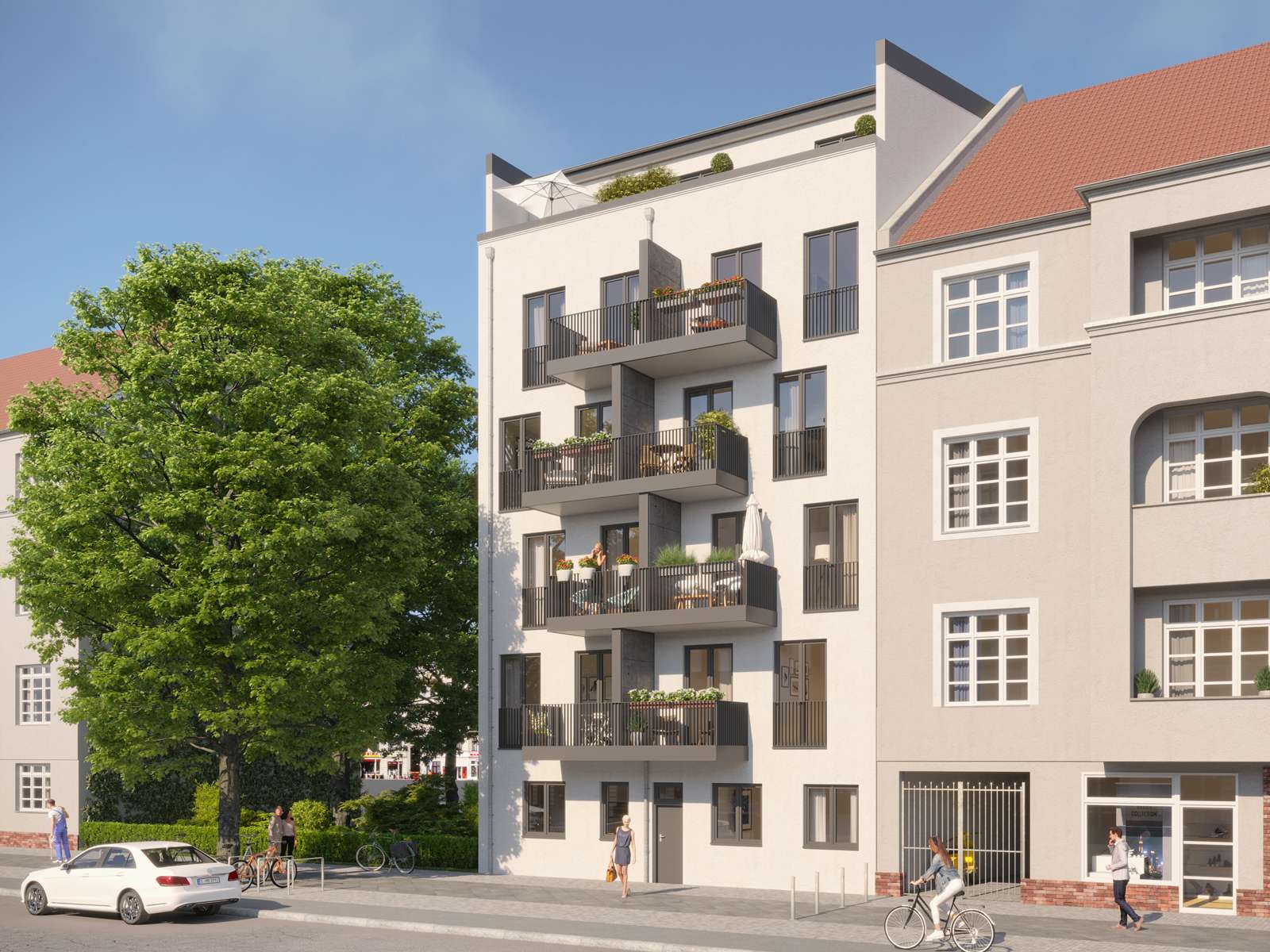 Hausansicht Rendering | Einbecker Straße