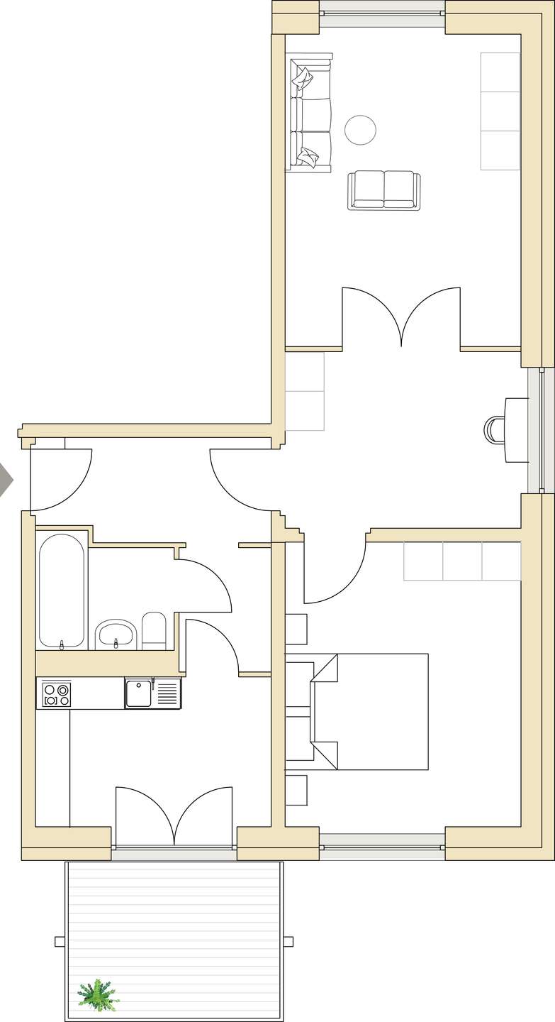 Grundriss Typ 11 | Lange Straße