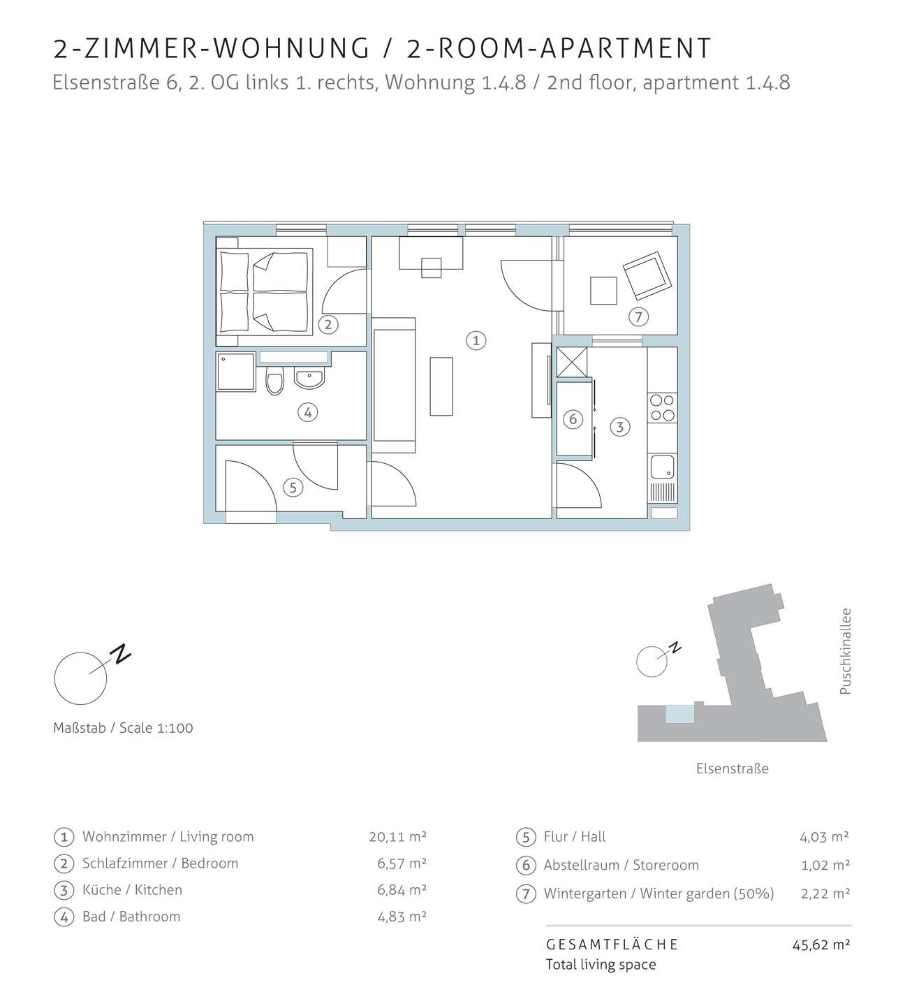 Eigentumswohnung+Berlin+Treptow+Elsenstrasse+6+Grundriss+1.4.8 | Elsenstraße