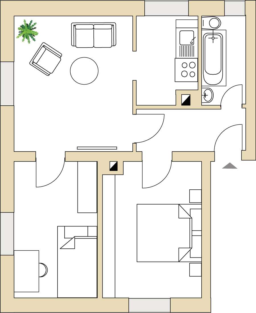 Grundriss 12_K | Karl-Liebknecht-Straße