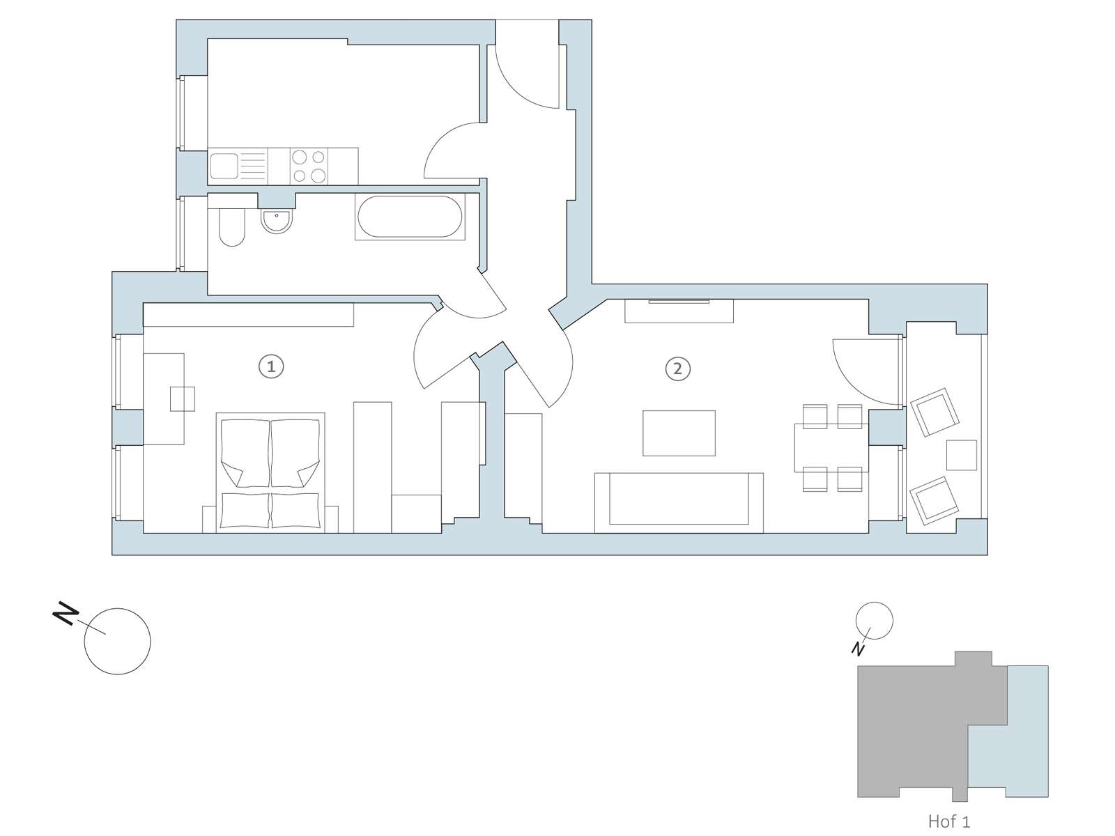 Floor plan no 18 | Binzstraße