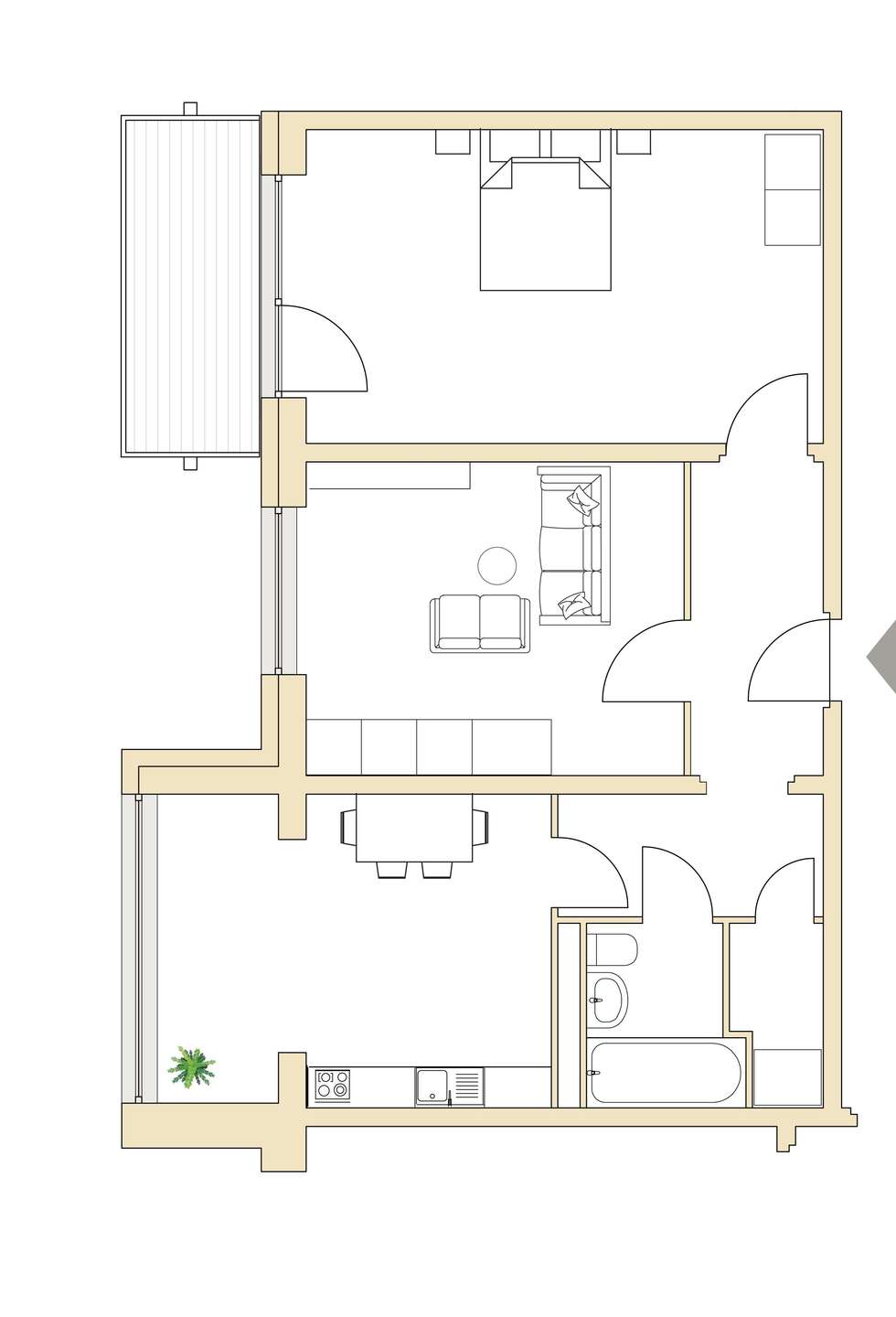 Grundriss Typ 5 | Lange Straße