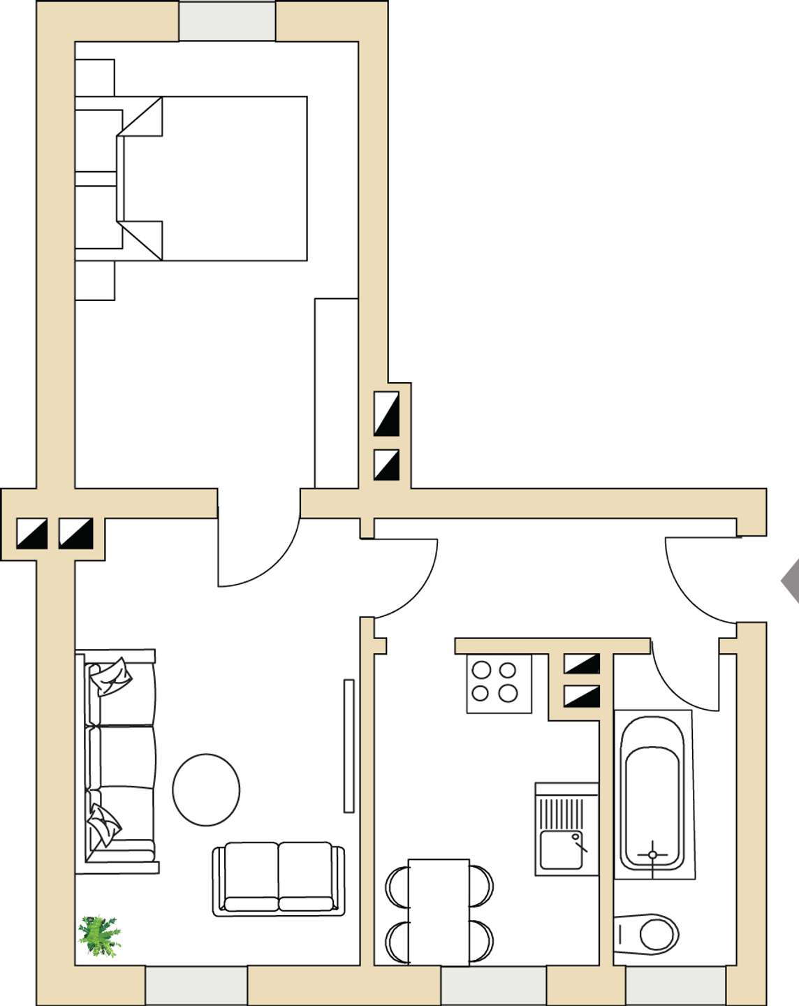 Grundriss 44 | Karl-Bartelmann-Straße