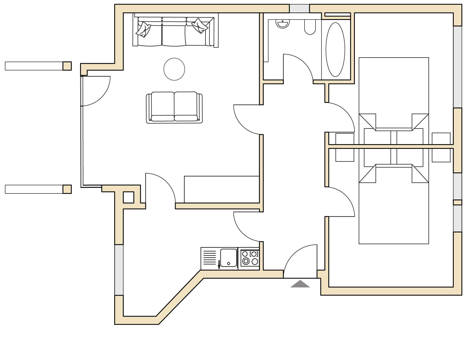 Grundriss Lückstraße Typ 64 | Lückstraße