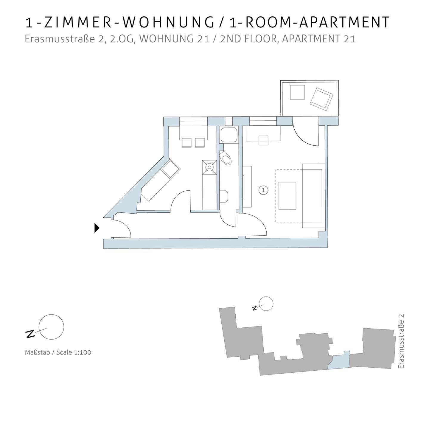 Floorplan unit 21 | Erasmusstraße