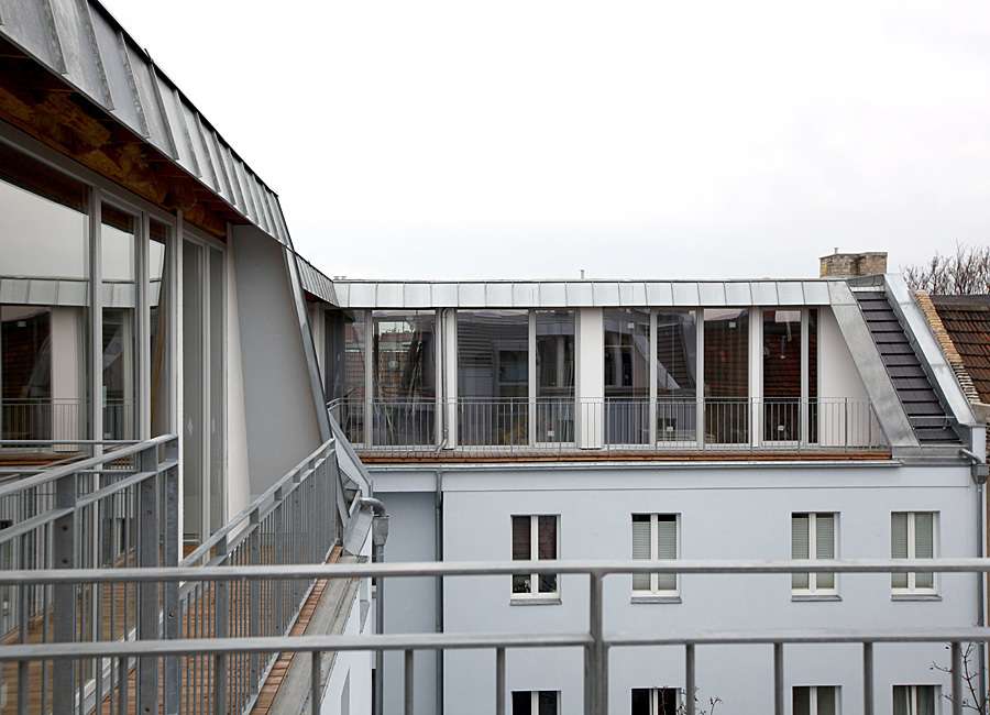 Blick auf das Quergebäude | Boxhagener Straße