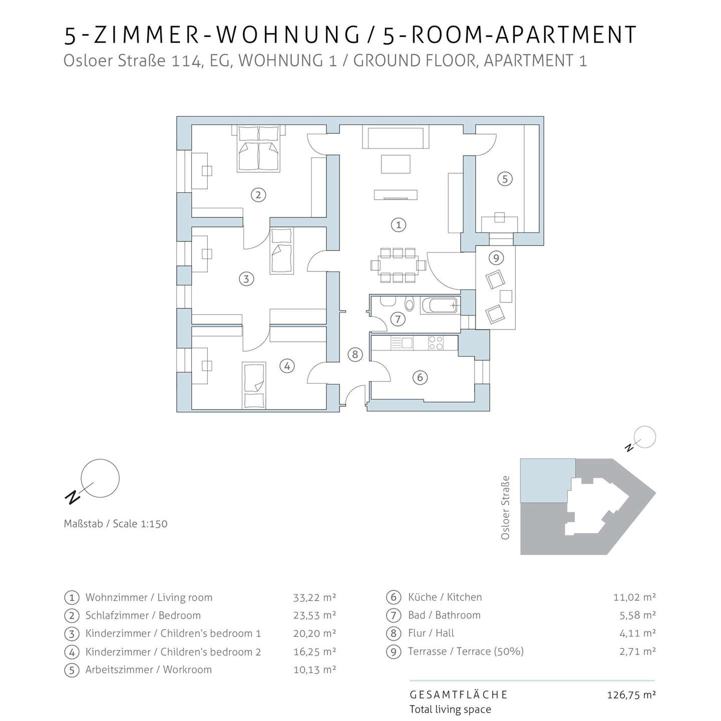 Grundriss 01 | Osloer Straße