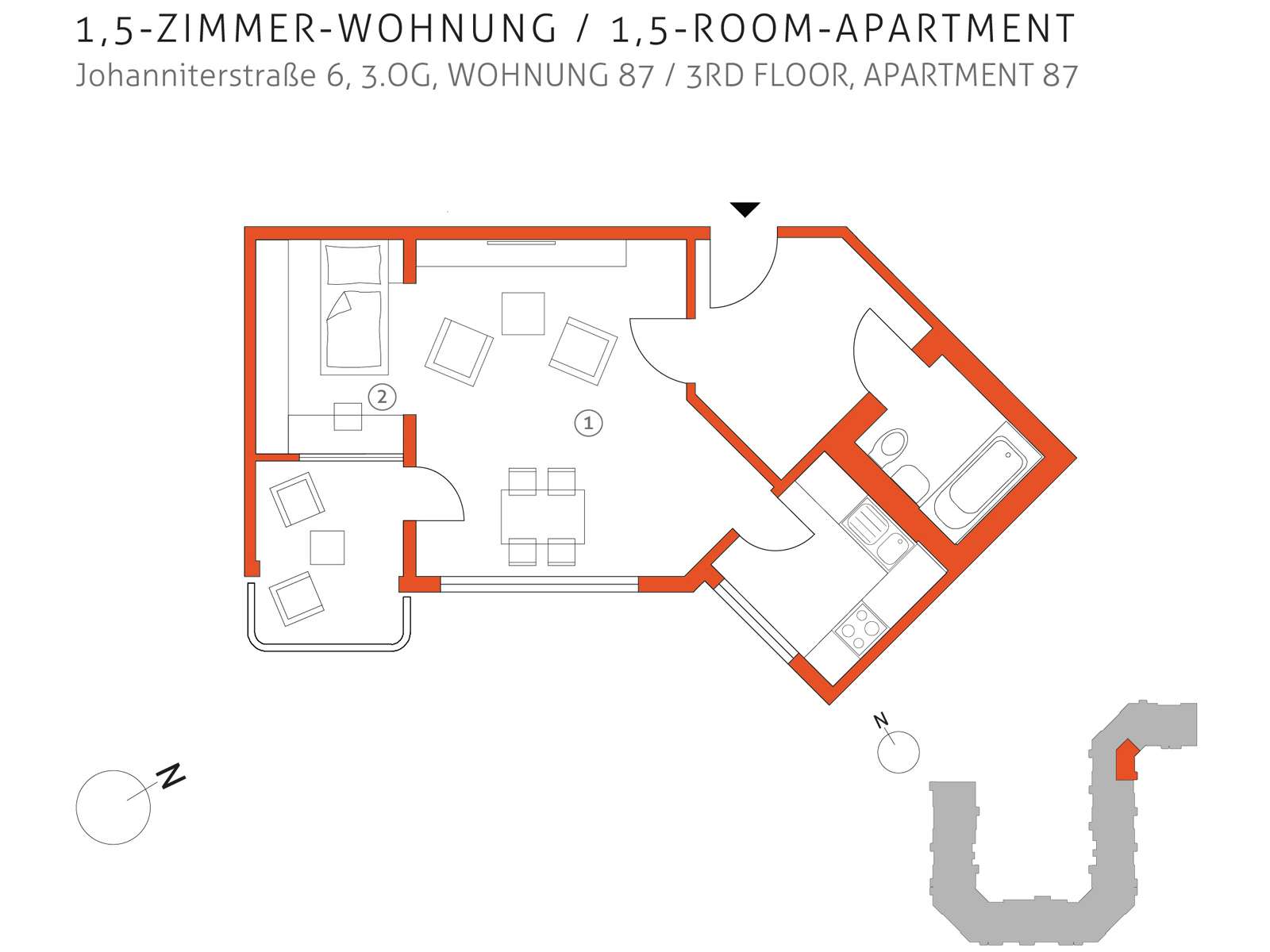 Grundriss 87 | Johanniterstraße