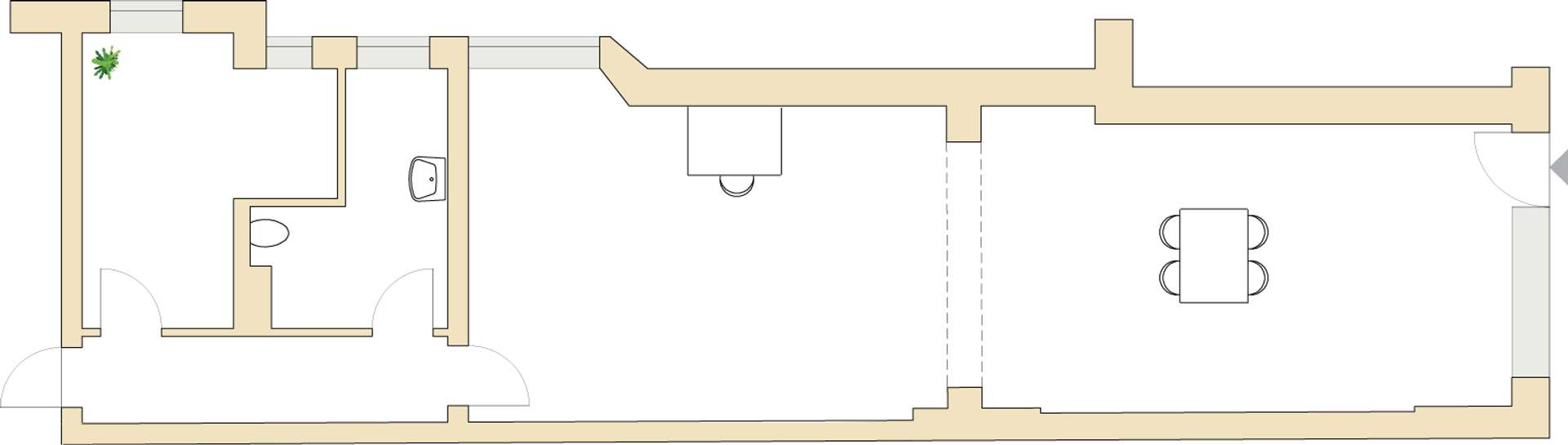 Grundriss 3 Gewerbe | Wexstraße