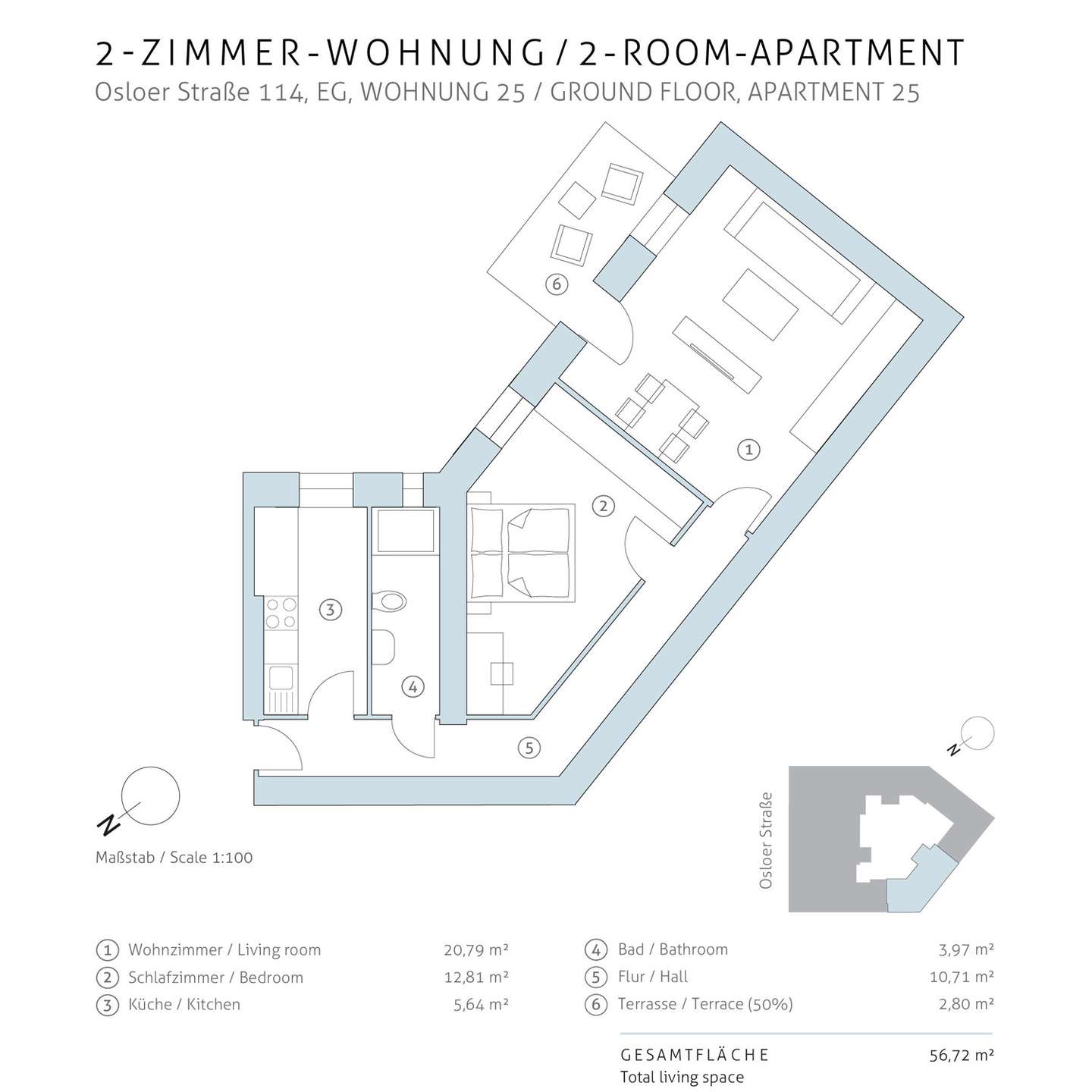 Grundriss 25 | Osloer Straße