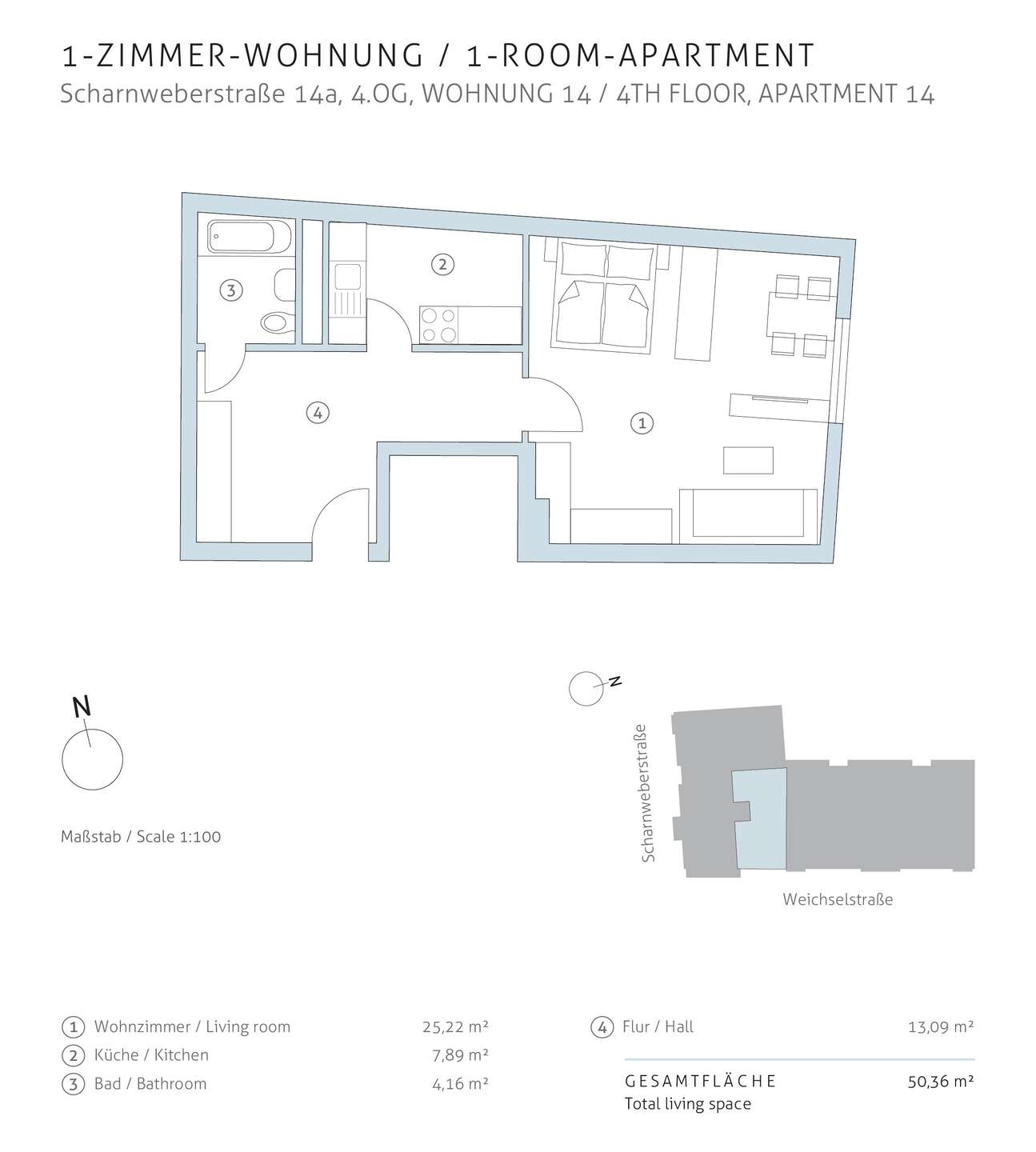 Floor plan unit 14 | Scharnweberstraße