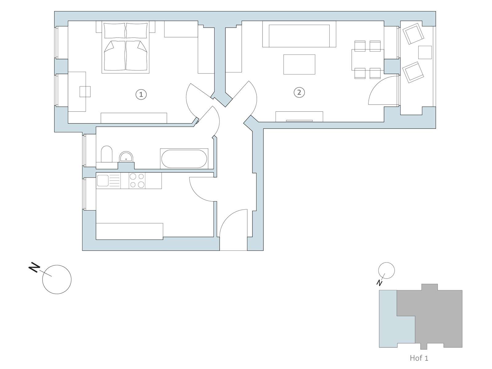Floor plan no 16 | Binzstraße