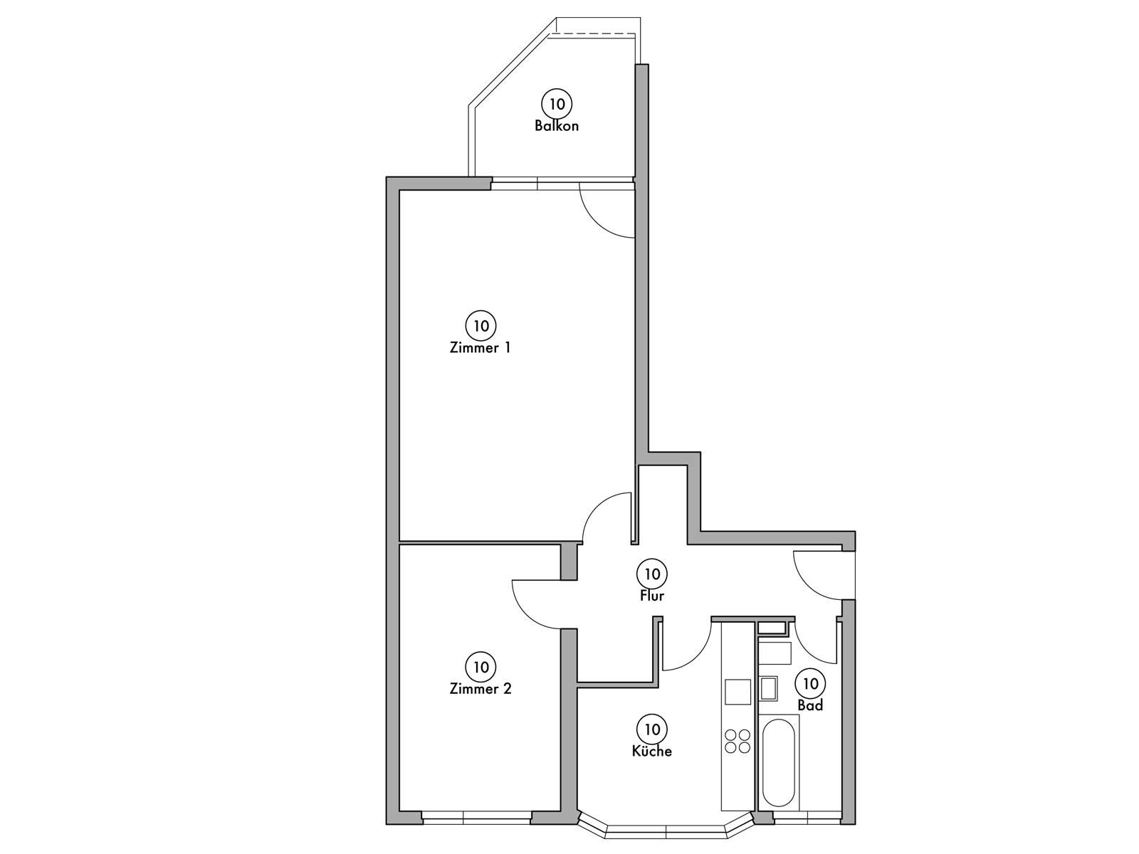 Floor plan unit 10 | Wintersteinstraße